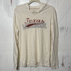 Texas Longhorns Cream Hooded Tee